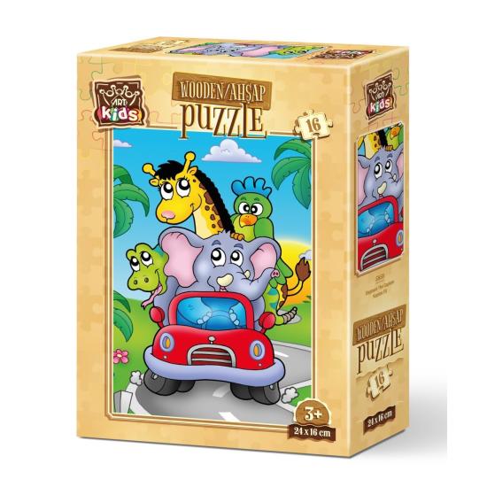 Puzzle en bois Art Puzzle El Capitan Elephant 16 pièces