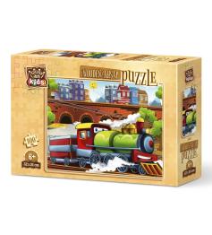 Puzzle en bois Art Puzzle Le Petit Train 100 pièces