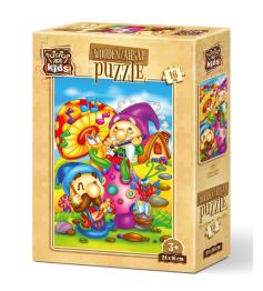 Puzzle en bois Art Puzzle Elfes chanteurs 16 pièces