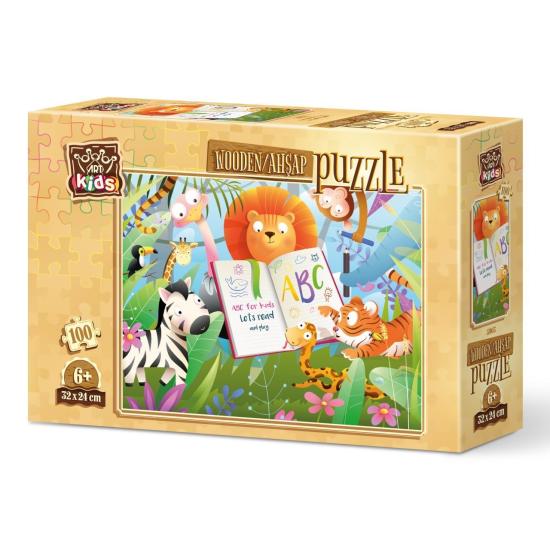 Puzzle en bois Art Puzzle Forest School 100 pièces