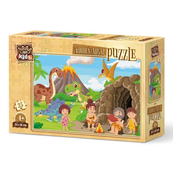 Puzzle en bois Art Puzzle Stone Age Famille de 25
