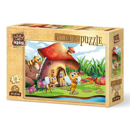 Puzzle en Bois Art Puzzle L'Abeille Chantante 50 Pcs Puzzle en Bois Art Puzzle L'Abeille Chantante 50 Pcs