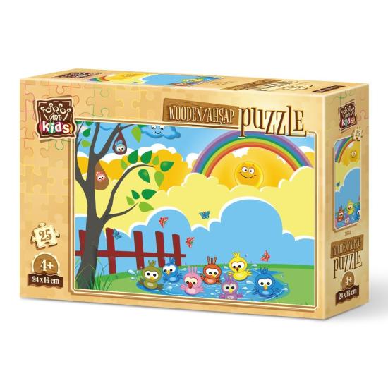 Puzzle en bois Art Puzzle L'heure du bain 25 pcs Puzzle en bois Art Puzzle L'heure du bain 25 pcs