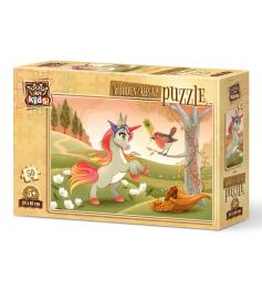 Puzzle en Bois Art Puzzle Licorne Mignonne 50 Pcs