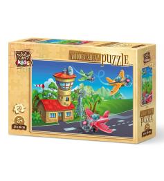 Puzzle en bois Art Puzzle Crazy Pilots 50 pcs