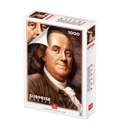 Deico Puzzle Portrait de Benjamin Franklin 1000 pièces