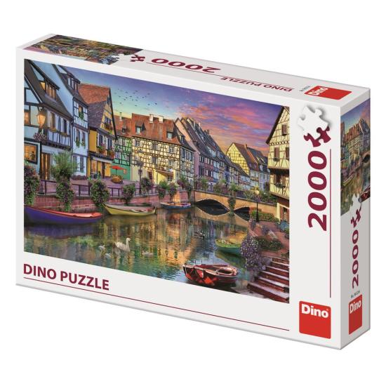 Puzzle Dino Romantique Lever de Soleil 2000 Pièces