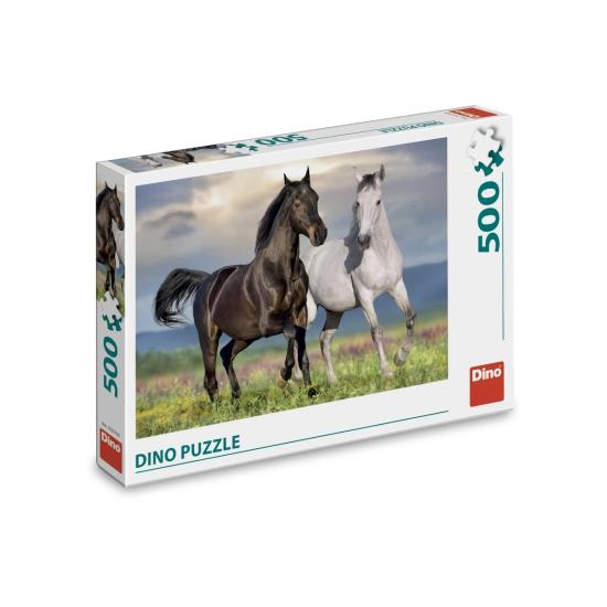 Puzzle Dino Chevaux Amoureux 500 pièces