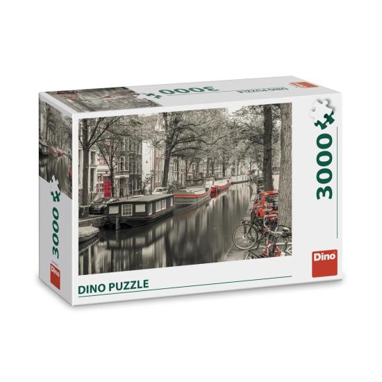 Puzzle Dino Canal À Amsterdam 3000 pièces