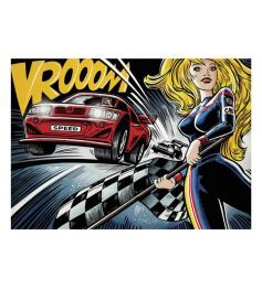 Puzzle 1000 pièces Dino Racing Pop Art