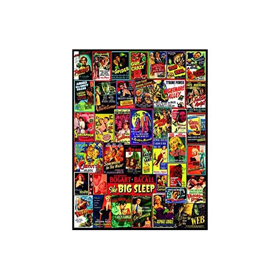 Puzzle Dino Affiches de Films Vintage 2000 Pièces