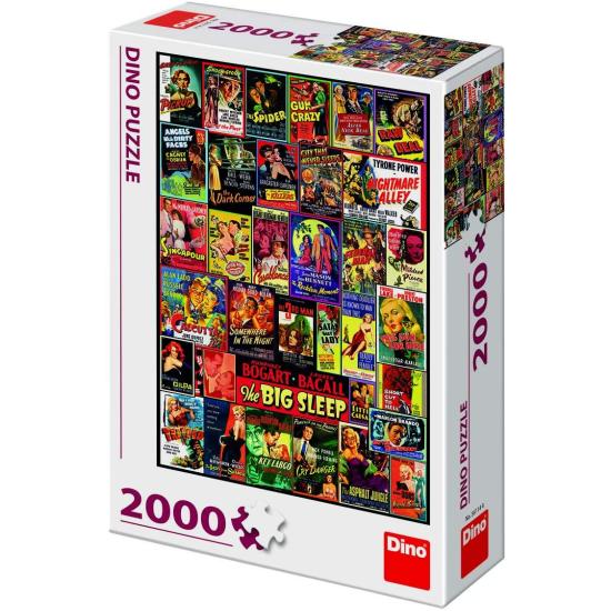 Puzzle Dino Affiches de Films Vintage 2000 Pièces