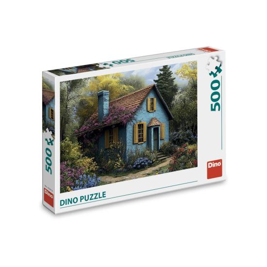 Puzzle Dino Maison Bleue 500 pièces