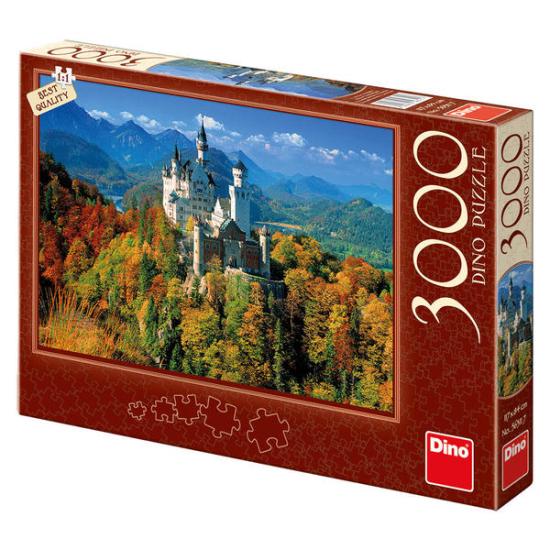 Dino Puzzle Château de Neuschwanstein 3000 pièces Dino Puzzle Château de Neuschwanstein 3000 pièces