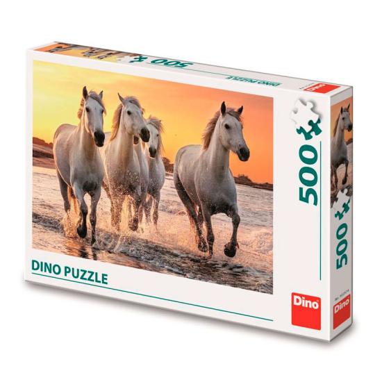 Puzzle 500 pièces Dino Chevaux sur la plage Puzzle 500 pièces Dino Chevaux sur la plage