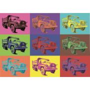 Puzzle Dino Truck Pop Art 1000 pièces