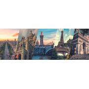 Puzzle Panoramique Paris Dino Collage 2000 pièces