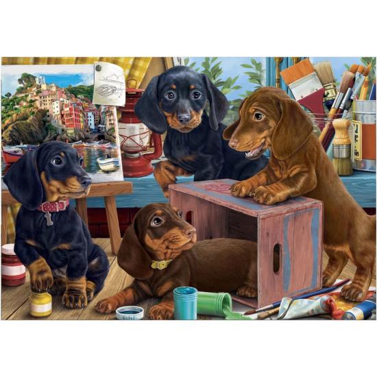 Puzzle Dino Duchshunds XXL 300 pièces