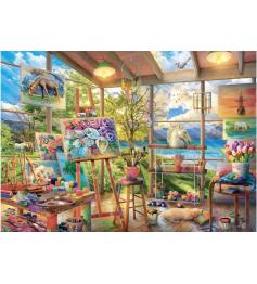 Puzzle Dino Atelier De Peinture 2000 Pièces