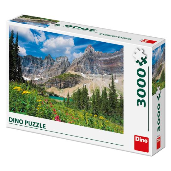 Puzzle Dino Glaciers dans la Montagne 3000 Pièces