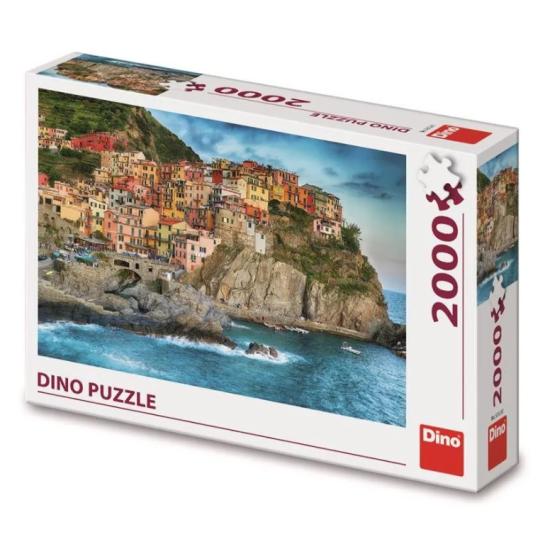 Puzzle coloré Manarola Dino 2000 pièces