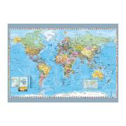 Dino Puzzle Monde Politique Carte 1000 Pièces