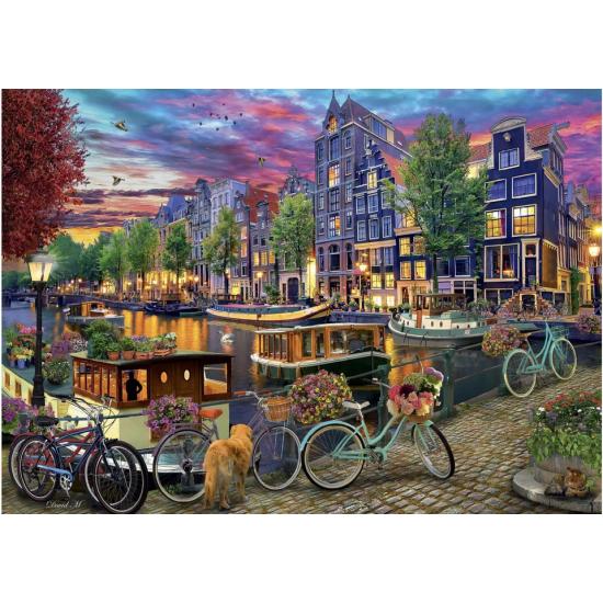 Puzzle Dino Peint Amsterdam 2000 Pièces