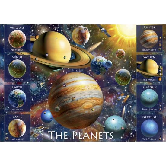 Puzzle Dino Huit Planètes XXL 500 pièces