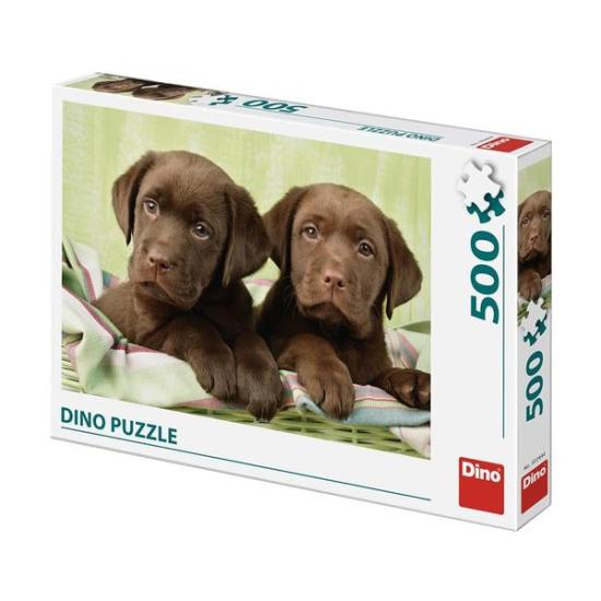 Puzzle Dino Chiens Labrador 500 pièces