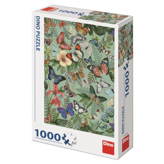 Puzzle Dino Prairie de Papillons 1000 Pièces