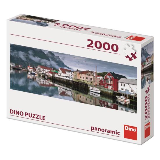 Dino Puzzle Village de pêcheurs 2000 pièces