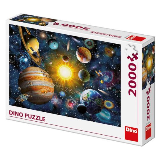 Puzzle Dino du système solaire 2000 pièces