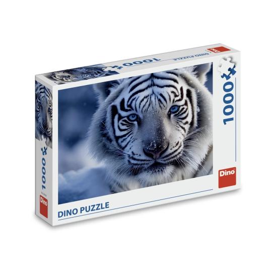 Puzzle Dino Tigre Blanc 1000 Pièces