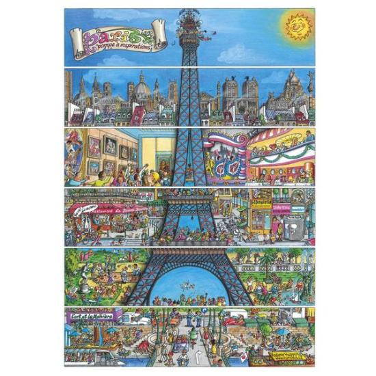 Puzzle Dino Tour Eiffel 500 pièces