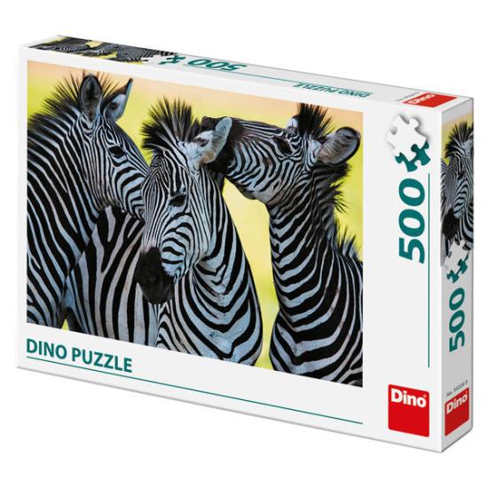 Puzzle Dino Trois Zèbres 500 Pièces