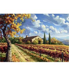 Puzzle Dino Vignoble Peint 500 pièces