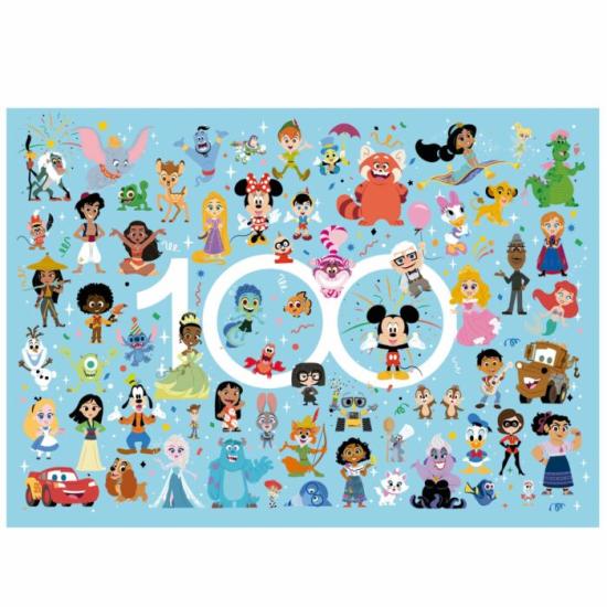 Puzzle Educa 100e Anniversaire Disney 100 Pièces