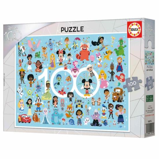 Puzzle Educa 100e Anniversaire Disney 100 Pièces