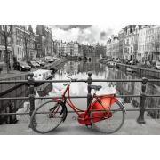 Puzzle Educa Amsterdam, Le vélo rouge 1000 pièces