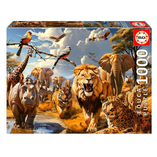 Puzzle Educa Animaux sauvages 1000 pièces Puzzle Educa Animaux sauvages 1000 pièces