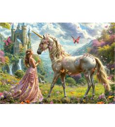 Puzzle Educa Fairies Licornes et Papillons 500 pièces