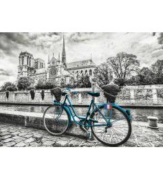Puzzle Educa Vélo près de Notre Dame 500 pièces
