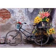 Puzzle Educa Vélo avec Fleurs 500 Pièces