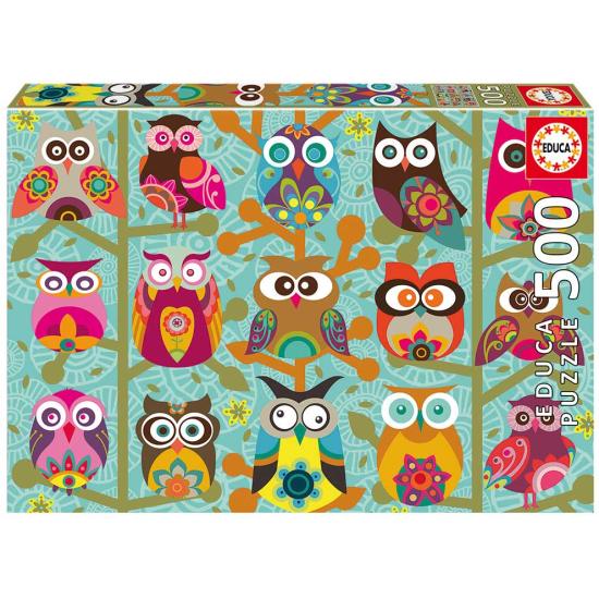 Educa Puzzle Hiboux 500 pièces Educa Puzzle Hiboux 500 pièces