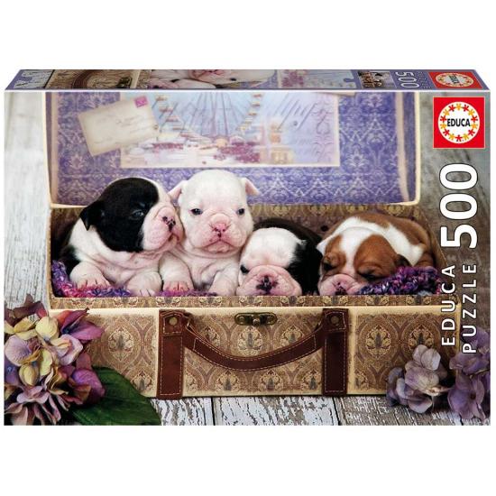 Puzzle Educa Chiots 500 pièces