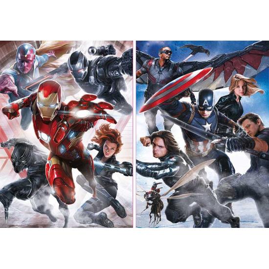 Educa Puzzle Captain America 2 x 500 pièces