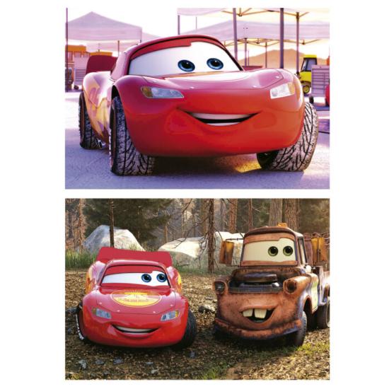 Educa Cars On The Road Puzzle 2 x 16 pièces en bois