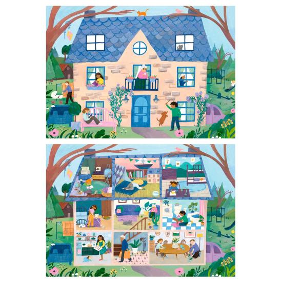 Puzzle Educa Maison Inside-Out 2 x 100 pièces Puzzle Educa Maison Inside-Out 2 x 100 pièces