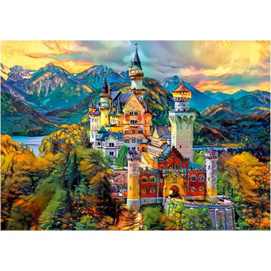 Puzzle Educa Le château de Neuschwanstein de 1000 pièces