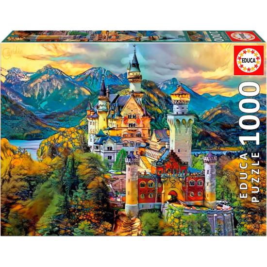 Puzzle Educa Le château de Neuschwanstein de 1000 pièces